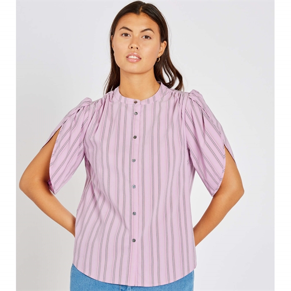 Heartmade HMTulin Skjorte, Pink Stripe